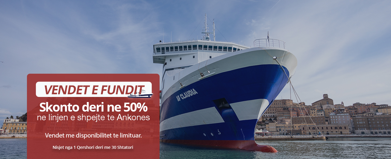 Vëndet e fundit në dispozicion: ofertat Adria Ferries